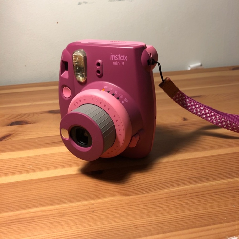 Instax Mini 9 polaroid camera